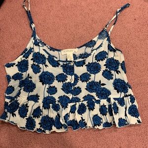 Floral crop top